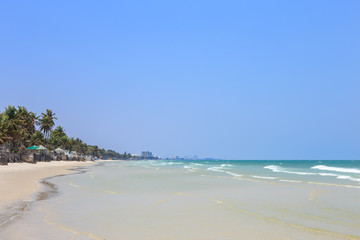 Hua Hin beach near Hua Hin city