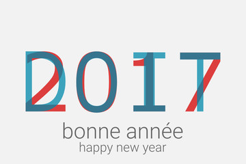 happy new year 2017 - bonne année - DO IT