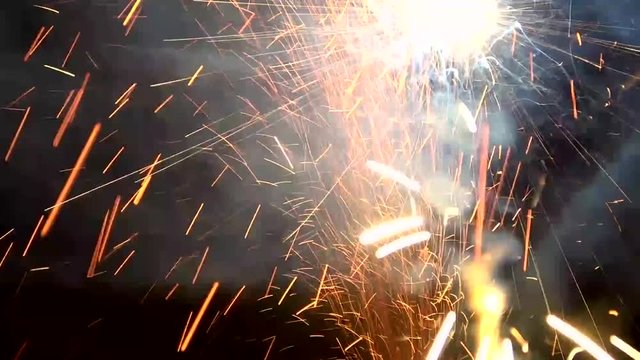 Silvesterfeuerwerk, Silvestervulkan, Feuerwerk