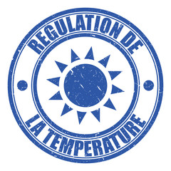 Logo régulation de la température.