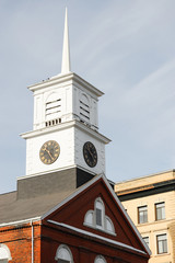 church and tower in Nashua city