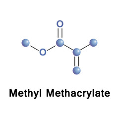 Methyl methacrylate (MMA) is an organic compound. Its methyl ester (MAA) is a monomer produced on a large scale for the production of poly(methyl methacrylate) (PMMA).