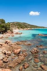 Papier Peint photo autocollant Plage de Palombaggia, Corse Plage de Rondinara en Corse en France