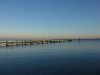 Fototapeta na wymiar Ein sonniger Winternachmittag an der Ostsee