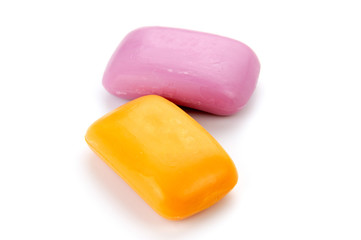 soap bubble of isolation on a white background