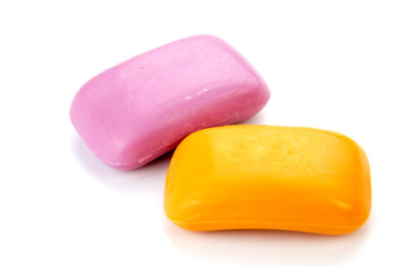 soap bubble of isolation on a white background