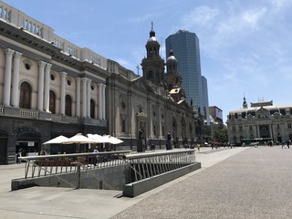Fototapeta premium cathedral in Santiago Chile