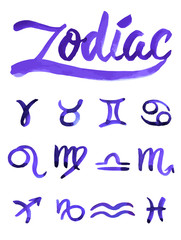 Zodiac signs set
