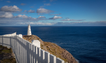 Cape Spear Lighthouse overlooking the Atlantic Ocean