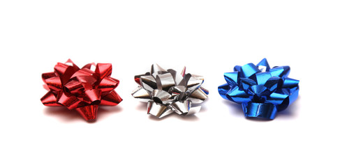 Red, White and Blue Gift Bows