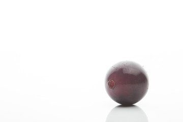 Delicious grape on a white background 