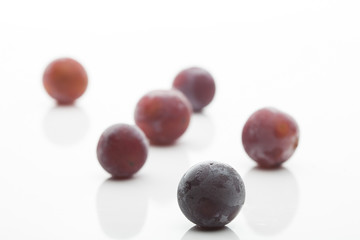 Delicious grape on a white background 
