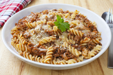 Pasta Bake with Bolognese Sauce