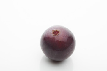 Delicious grape on a white