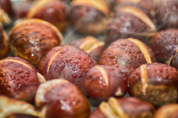 Grilled chestnuts