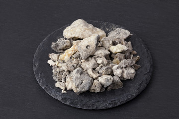 Copaifera officinalis resin (Copaiba - bearer) is an aromatic resin, used for religious rites, incense and perfumes in Latin America