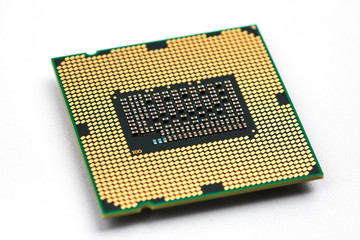 Central processing unit CPU. SEMICONDUCTOR.
