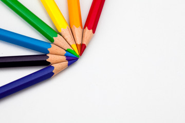 Colorful Pencils Arranged 