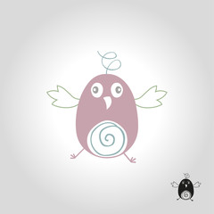 bird logo, icon and symbol vector illustration