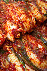 Kimchi with pepper powder