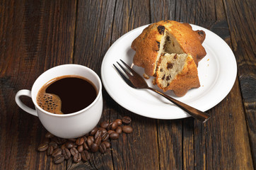 Coffee and muffin