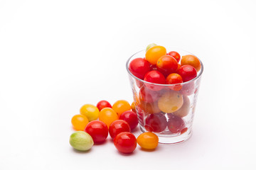 Fresh Cherry tomato in a cup