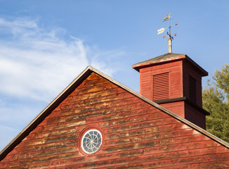 Red Barn Roof and Cupola