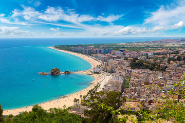 Fototapeta premium Panoramic view of Blanes