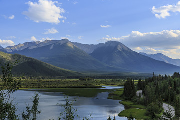 Naklejka na ściany i meble Beautiful scenery on the way to Banff from Vancouver, British Columbia, West Canada