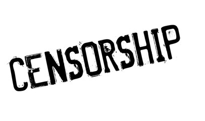 Censorship rubber stamp. Grunge design with dust scratches. Effects can be easily removed for a clean, crisp look. Color is easily changed.
