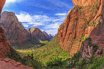 Vista from Angels Landing Trail, Zion National Park