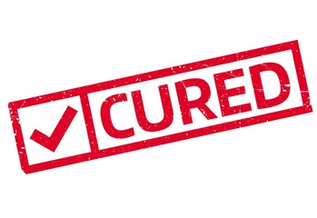 Fototapeta premium Cured rubber stamp. Grunge design with dust scratches. Effects can be easily removed for a clean, crisp look. Color is easily changed.