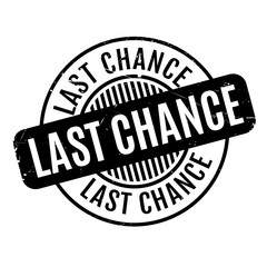 Last Chance rubber stamp