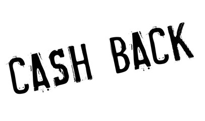 Cash Back rubber stamp. Grunge design with dust scratches. Effects can be easily removed for a clean, crisp look. Color is easily changed.