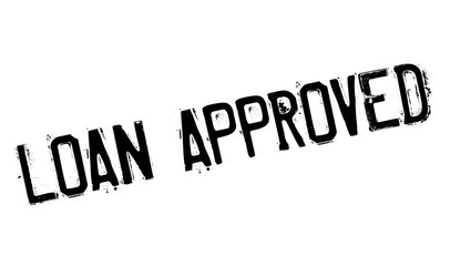 Loan Approved rubber stamp