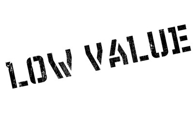 Low Value rubber stamp