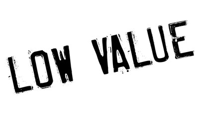 Low Value rubber stamp
