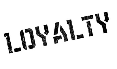 Loyalty rubber stamp