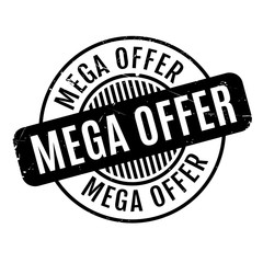 Mega Offer rubber stamp