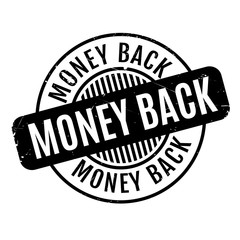 Money Back rubber stamp