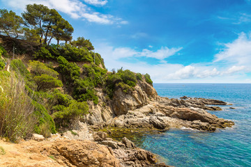 Fototapeta na wymiar Costa Brava beach, ..Catalonia, Spain