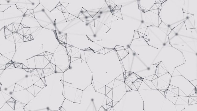 Abstract Wireframe Plexus Loop Background Full HD
