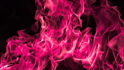 Fond de flamme de feu flamboyant, fond de feu rose