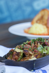 Roasted Brussels Sprouts: bacon, long hot aioli