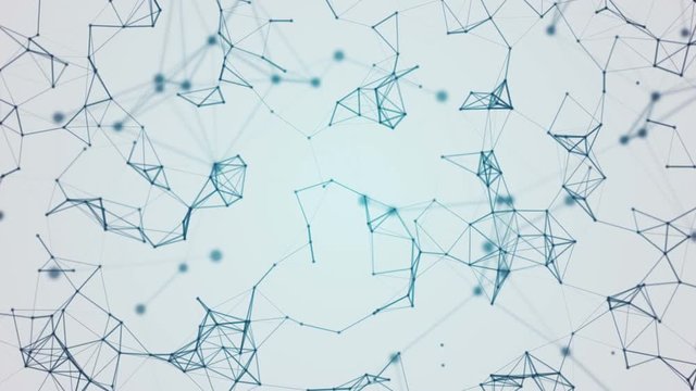 Abstract Wireframe Plexus Loop Background Full HD