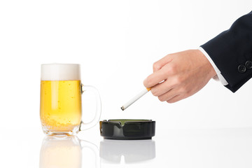 ビールと煙草