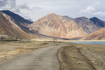 Road to Pangong lake, Leh, Ladakkh, India
