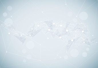 abstract black polygons background