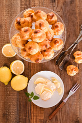 Lemon Profiteroles.