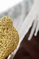 Artificial Decoration Golden Bird